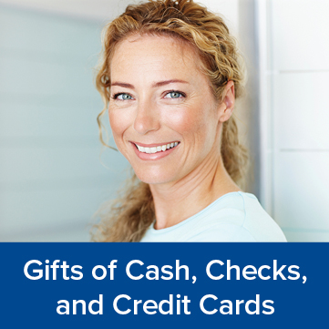 Gifts of Cash, Check, and Credit Cards Rollover